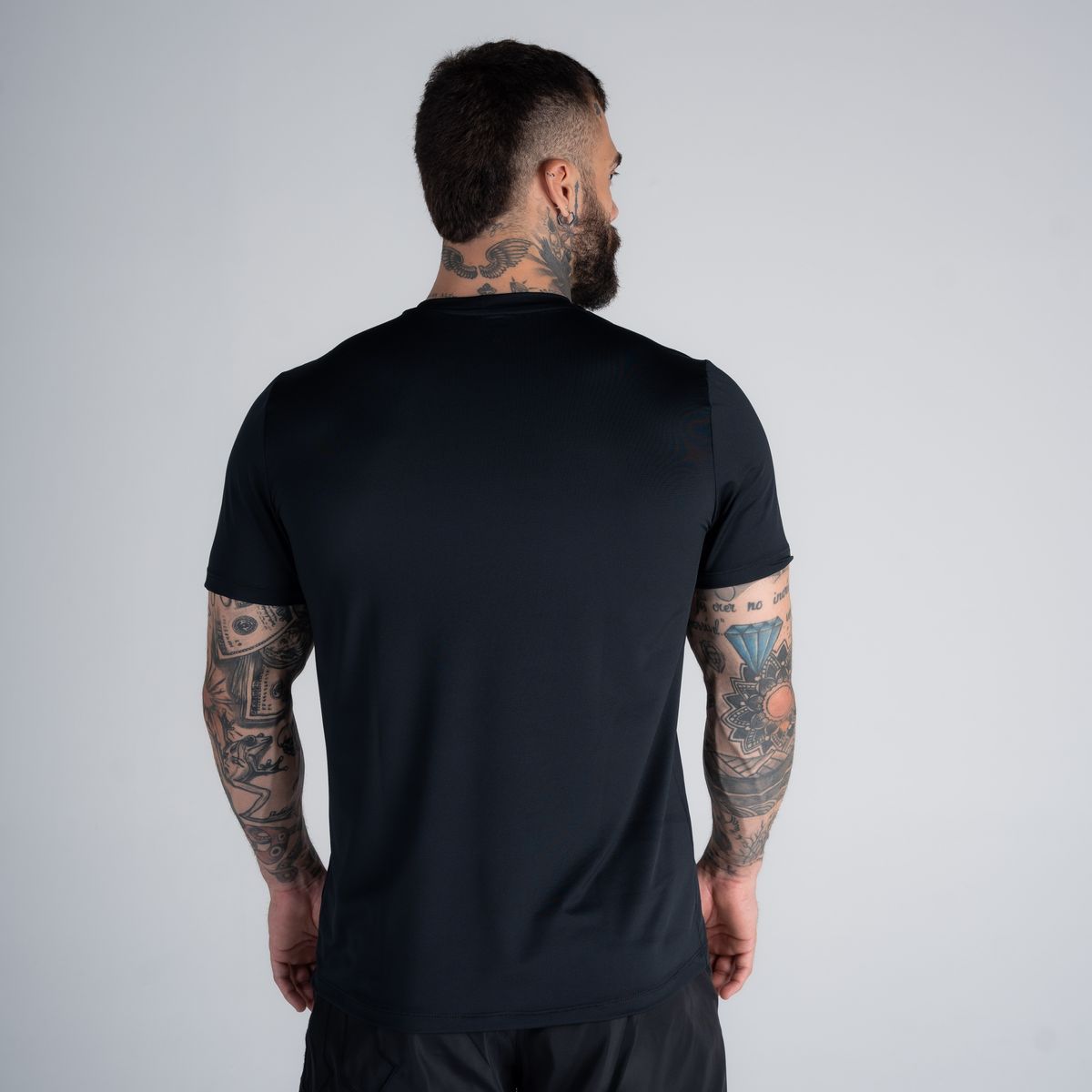 Camiseta Dry Fit Logo Preto