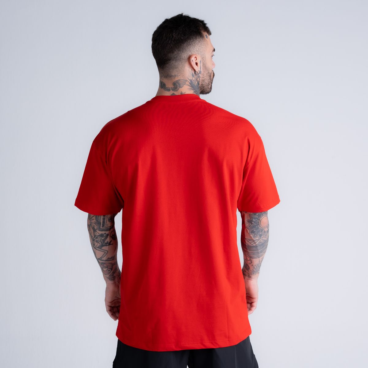 Camiseta Oversized Mith Nation Relief Vermelho