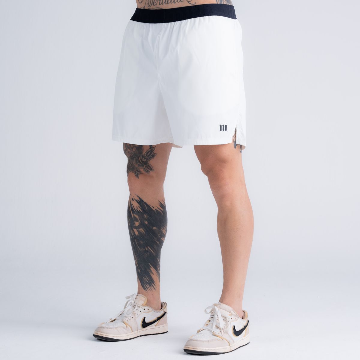 Shorts Curto de Tactel Performance Mith Nation Off White