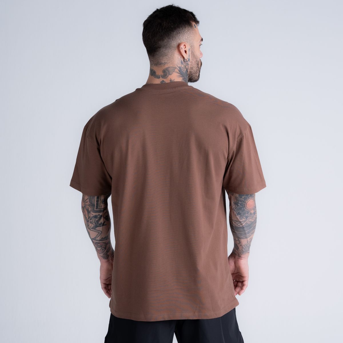 Camiseta Oversized Symbol Dark Brown Mith