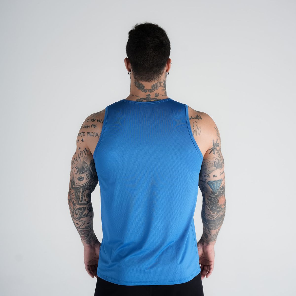 Regata Tank Top Dry Fit Logo Light Blue