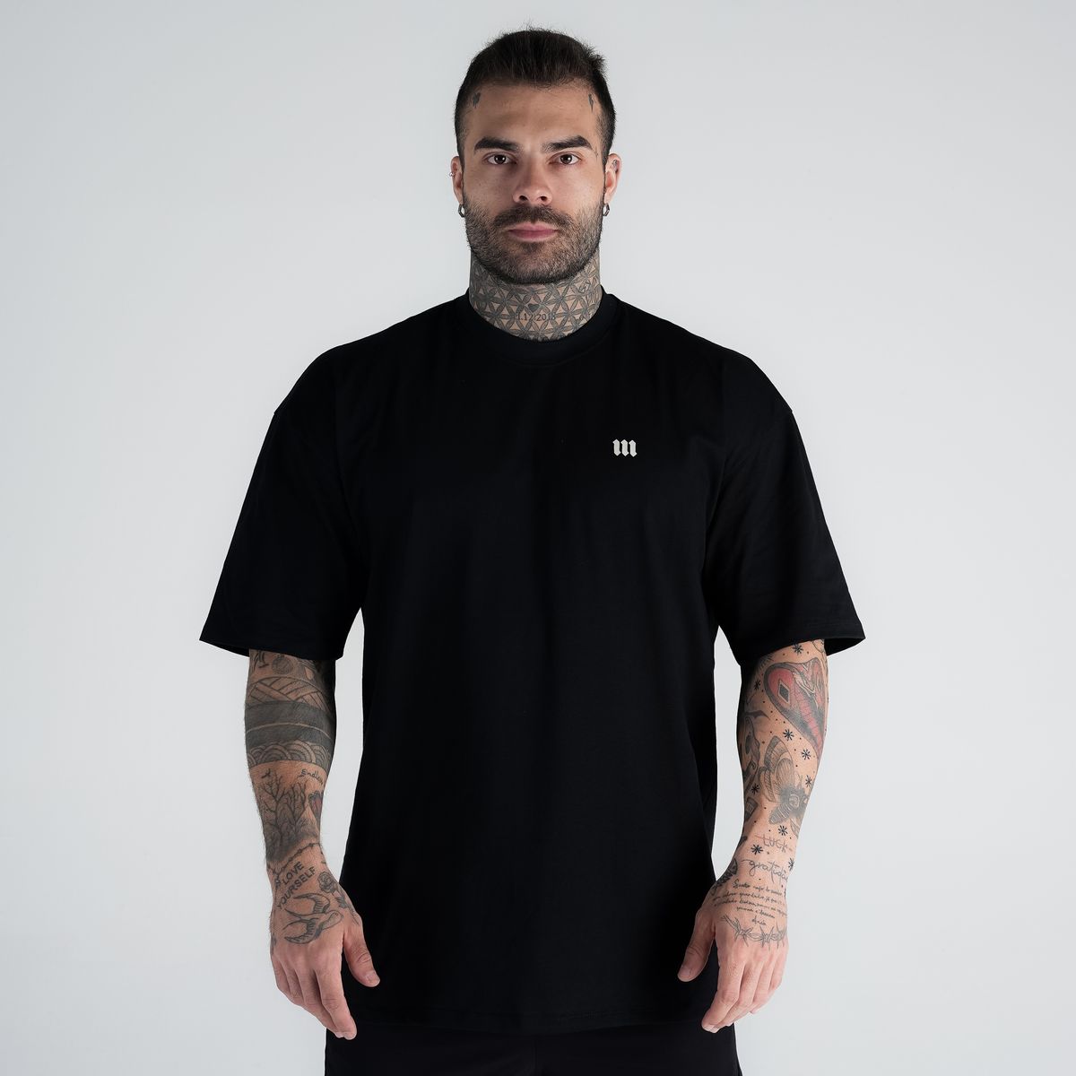 Camiseta Oversized Mark Preto Mith