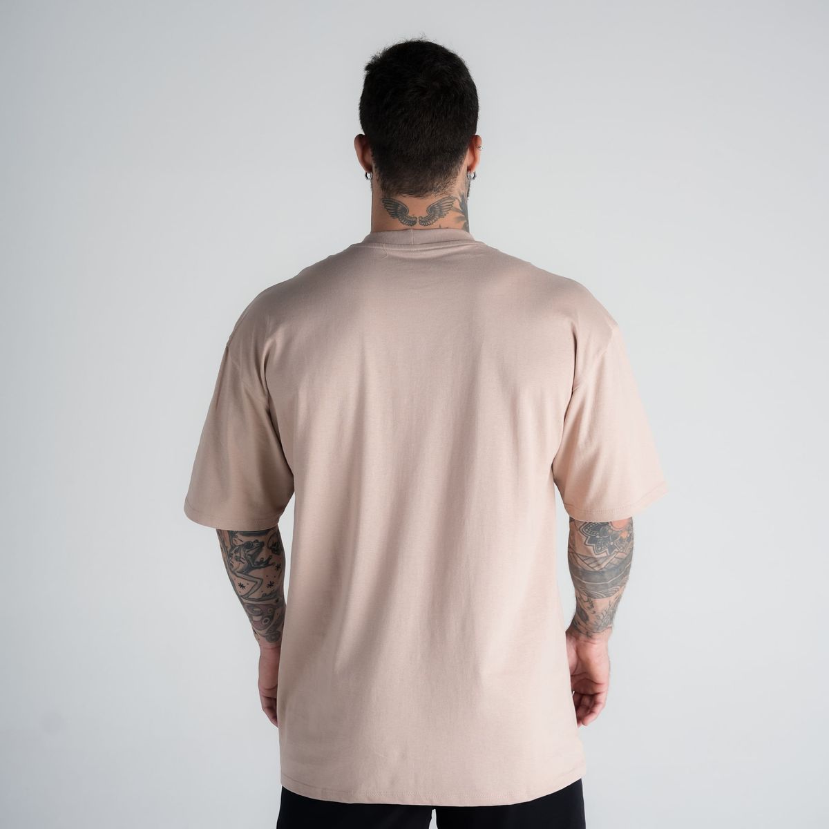 Camiseta Oversized Mark Bege Mith