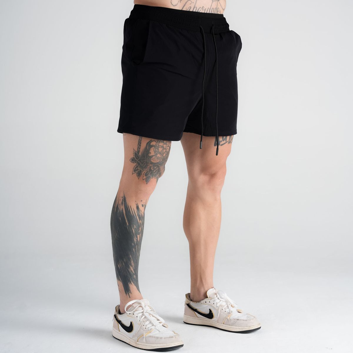 Shorts Curto de Tactel Mith Nation Preto