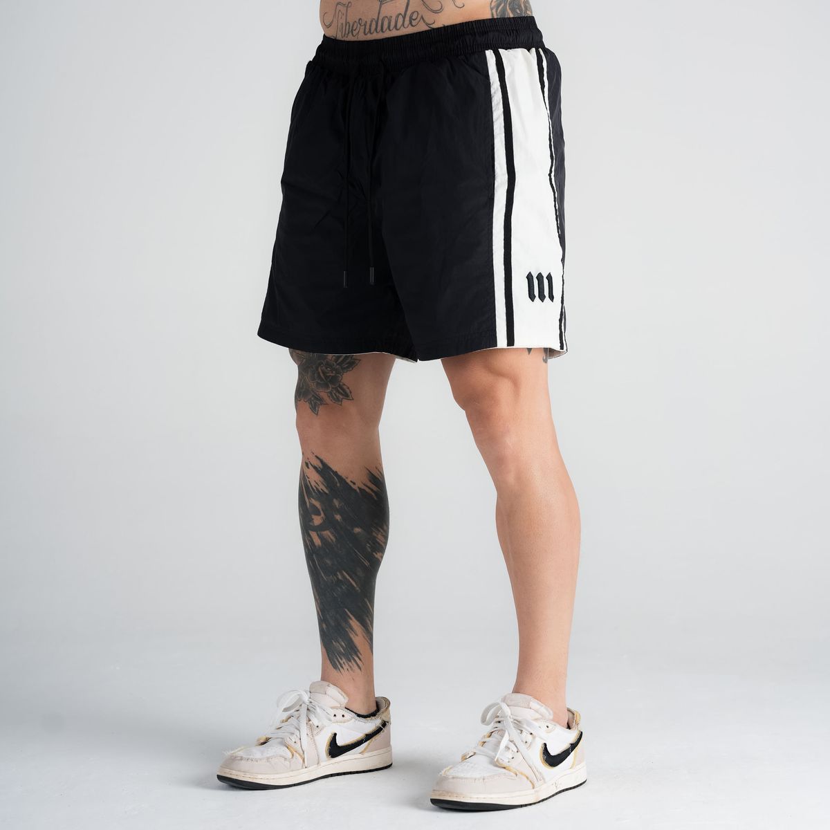 Shorts de Tactel Forrad Mith Nation Preto