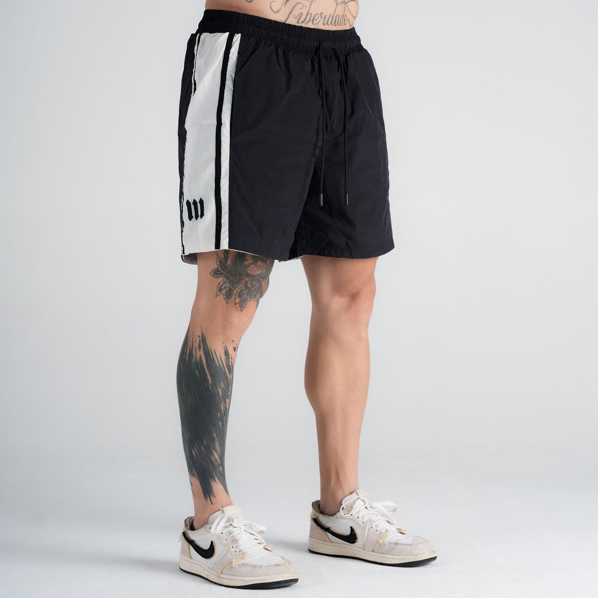 Shorts de Tactel Forrad Mith Nation Preto