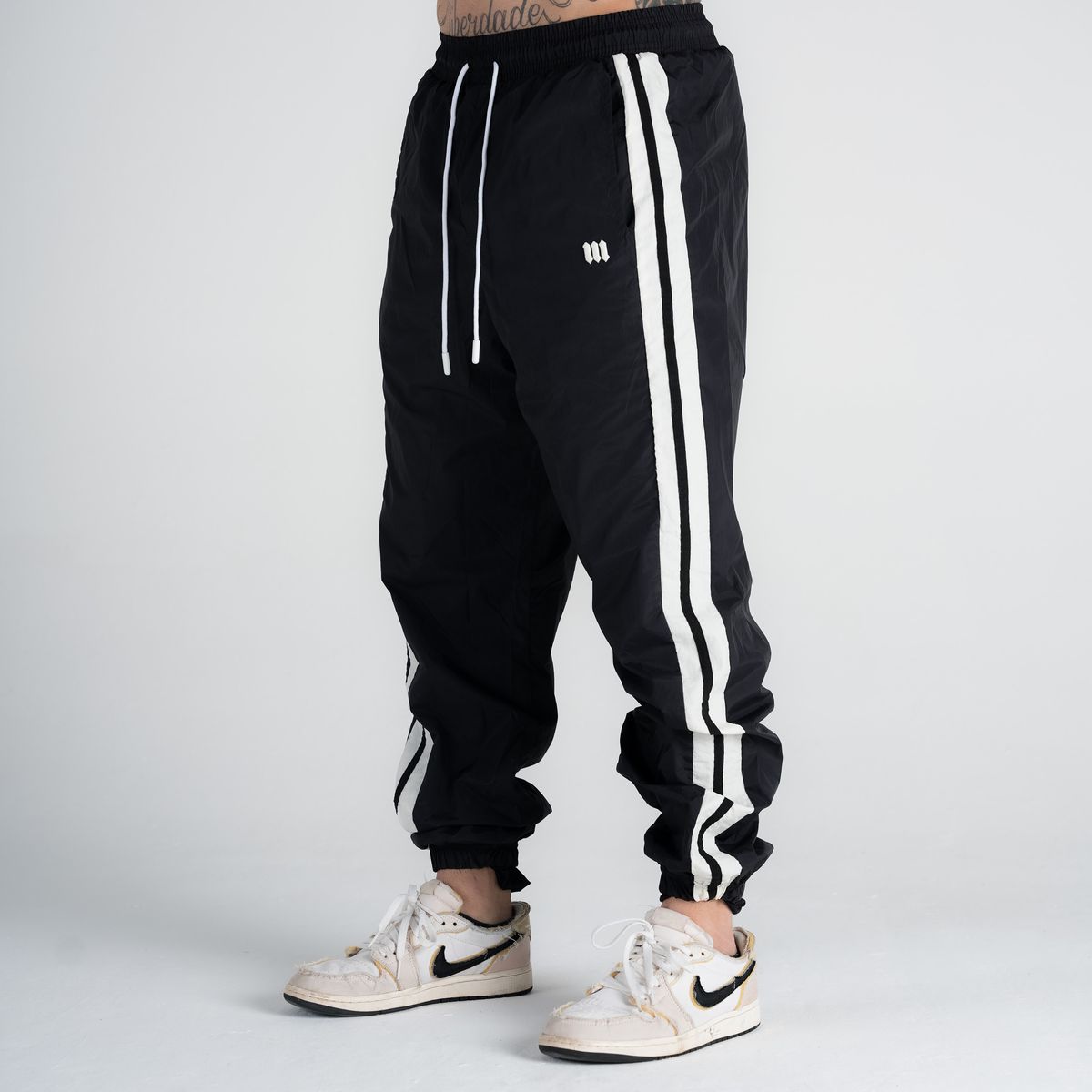 Calça de Tactel Forrado Mith Nation Preto