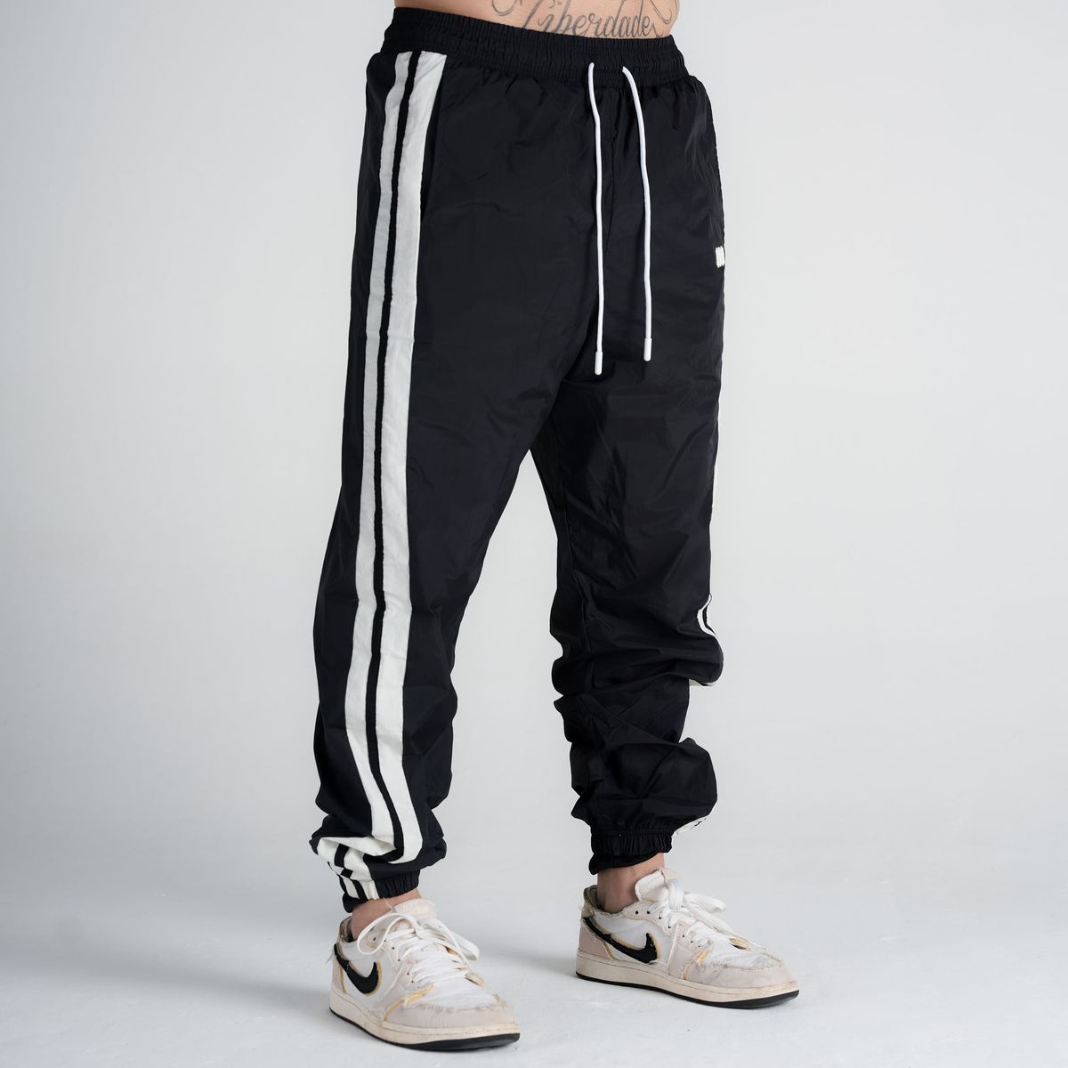 Calça de Tactel Forrado Mith Nation Preto