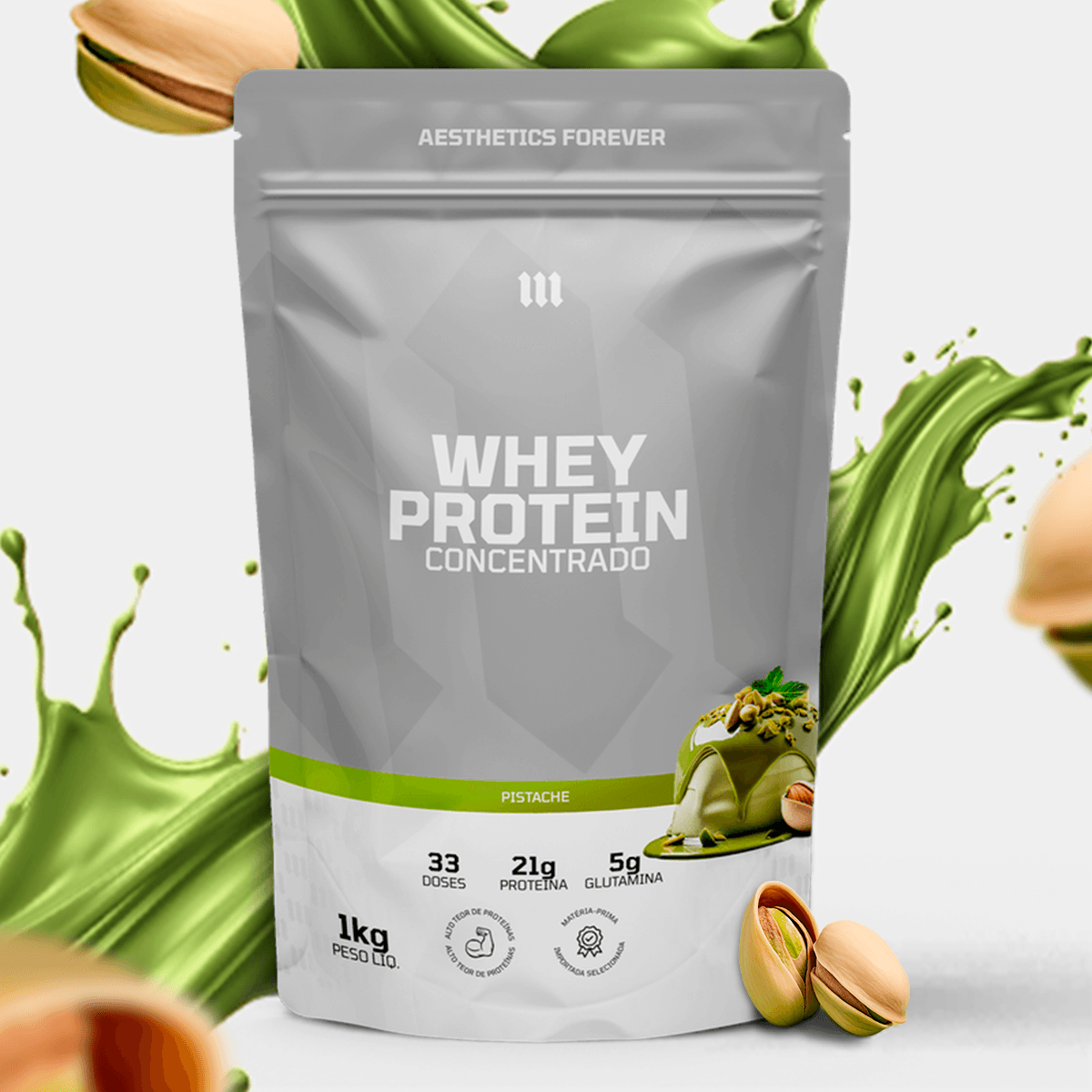 Whey Protein Concentrado 1kg Mith - Pistache