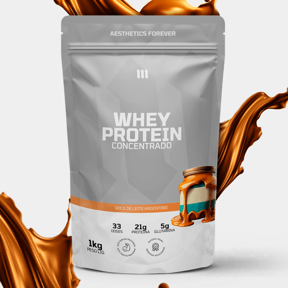 Whey Protein Concentrado 1kg Mith - Doce De Leite