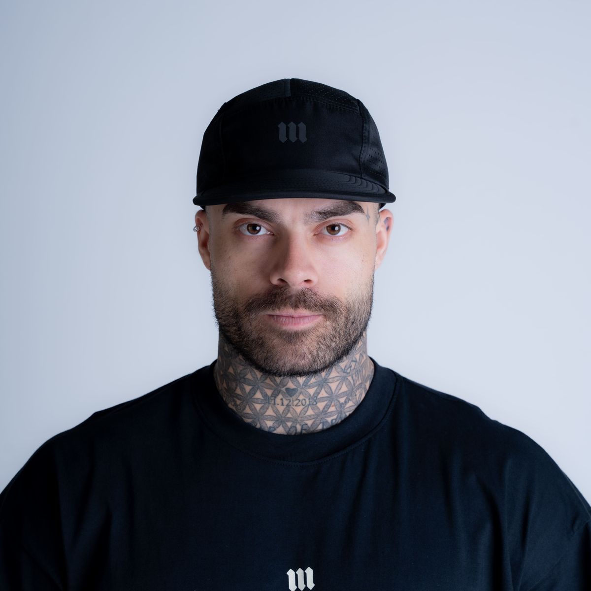 Boné Running Fivepanel Laser Preto