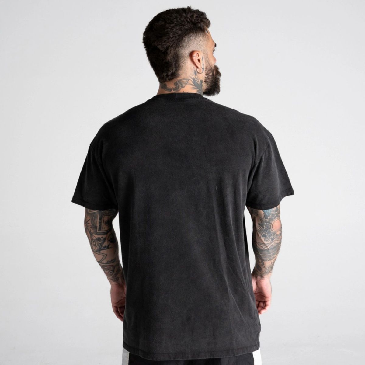 Camiseta Oversized Estonada Brandão Preto