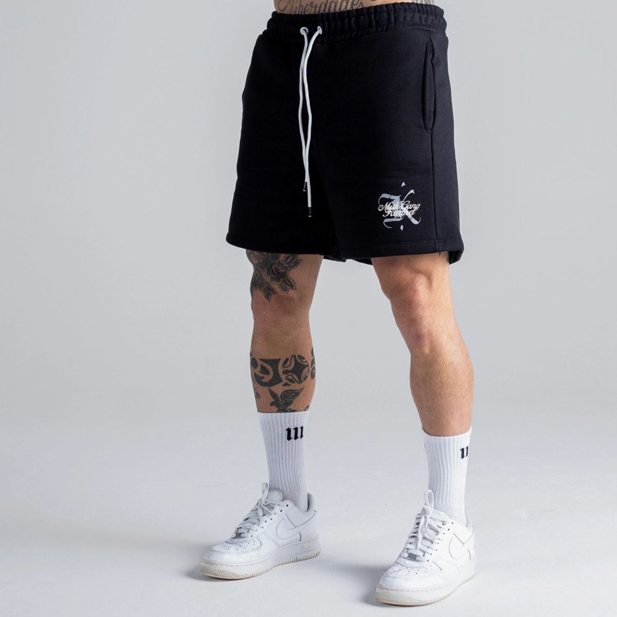 Shorts De Moletom Mith Gang Preto