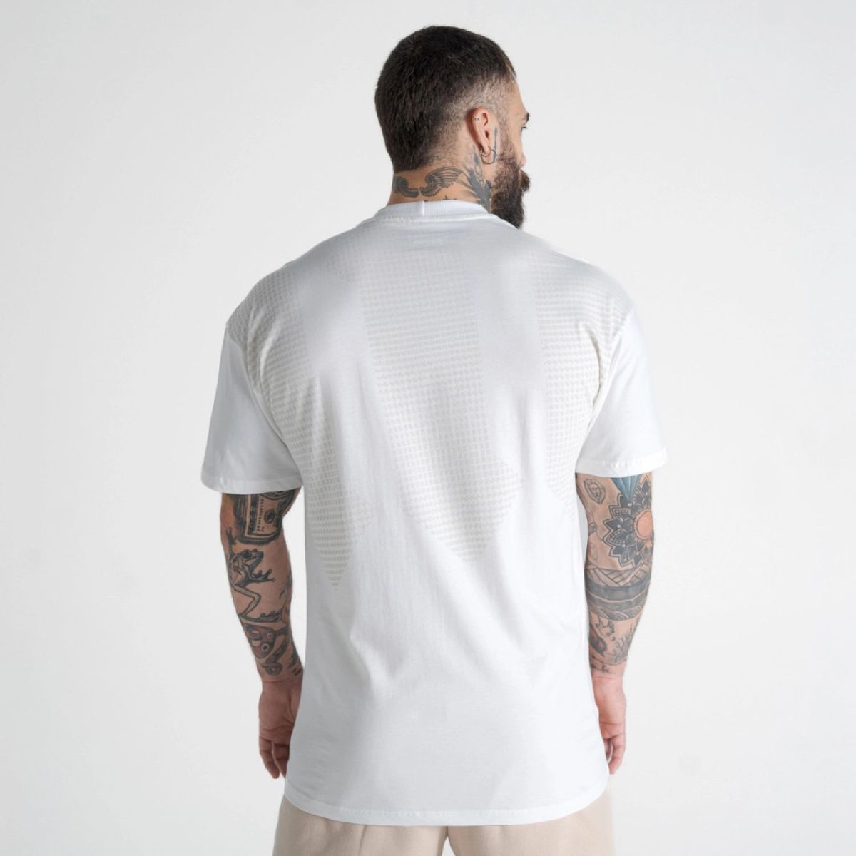 Camiseta Oversized Mith Nation Premium Essencials Off White