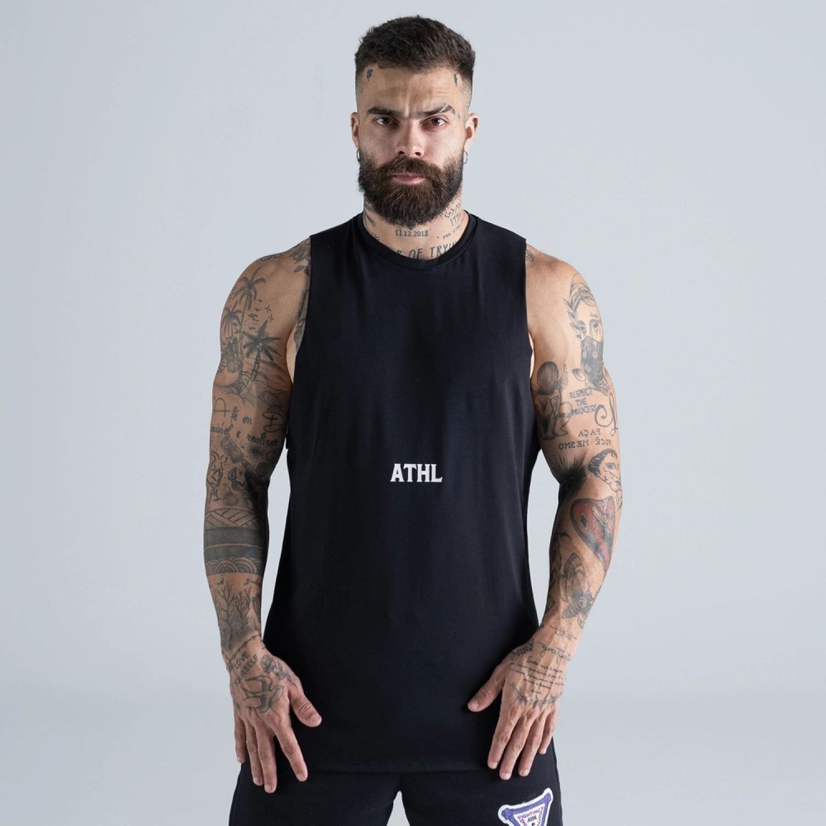 Regata Cut Off Mith Athl Fight Club Preto