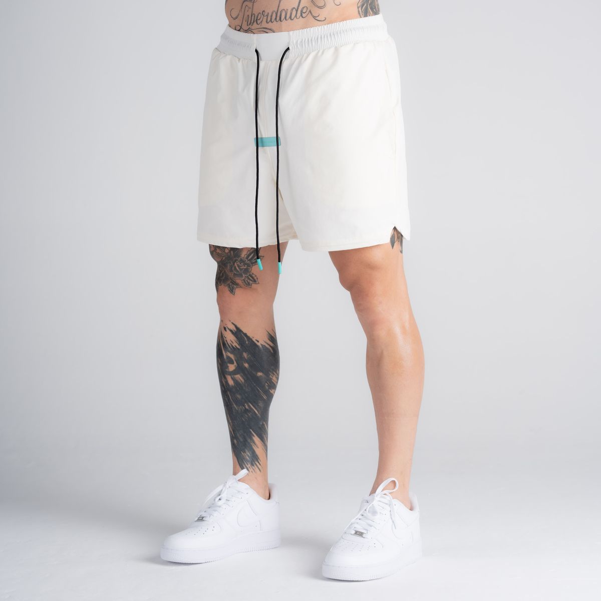 Shorts de Moletom Mith Aesthetics Off White