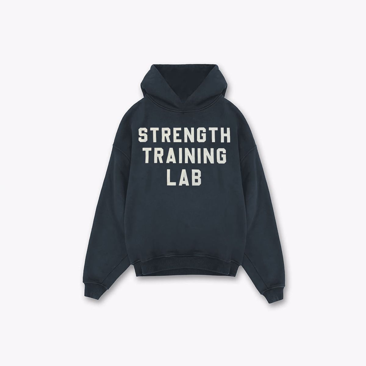 Blusa de Moletom Oversized Mith Strength Training Lab Cinza