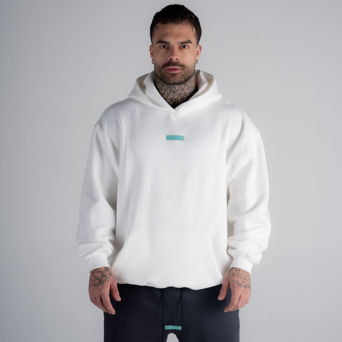 Blusa de Moletom Oversized Mith Aesthetics Off White
