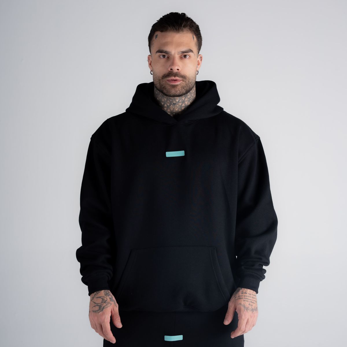 Blusa de Moletom Oversized Mith Aesthetics Preto