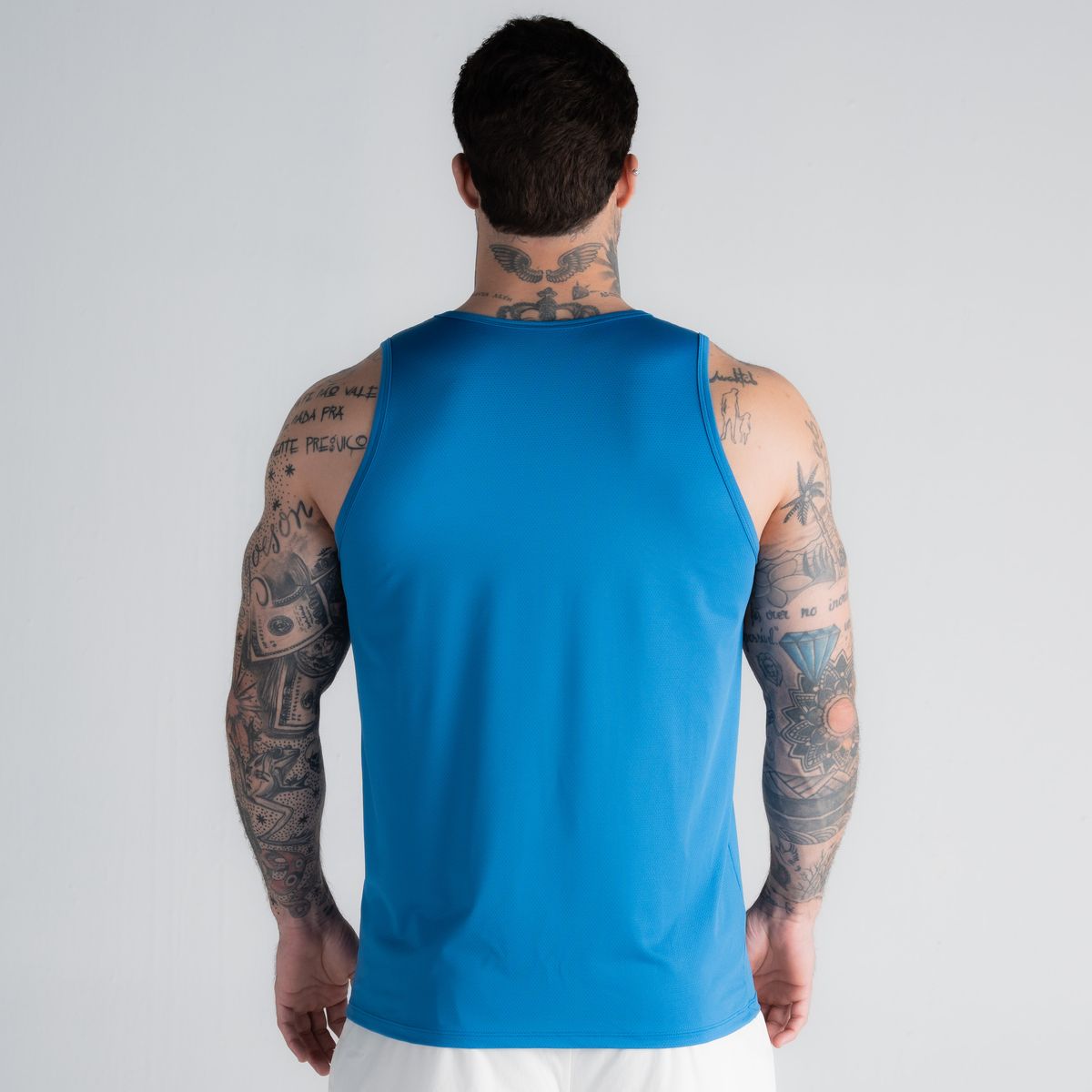 Regata Tank Top Dry Fit Logo Light Blue