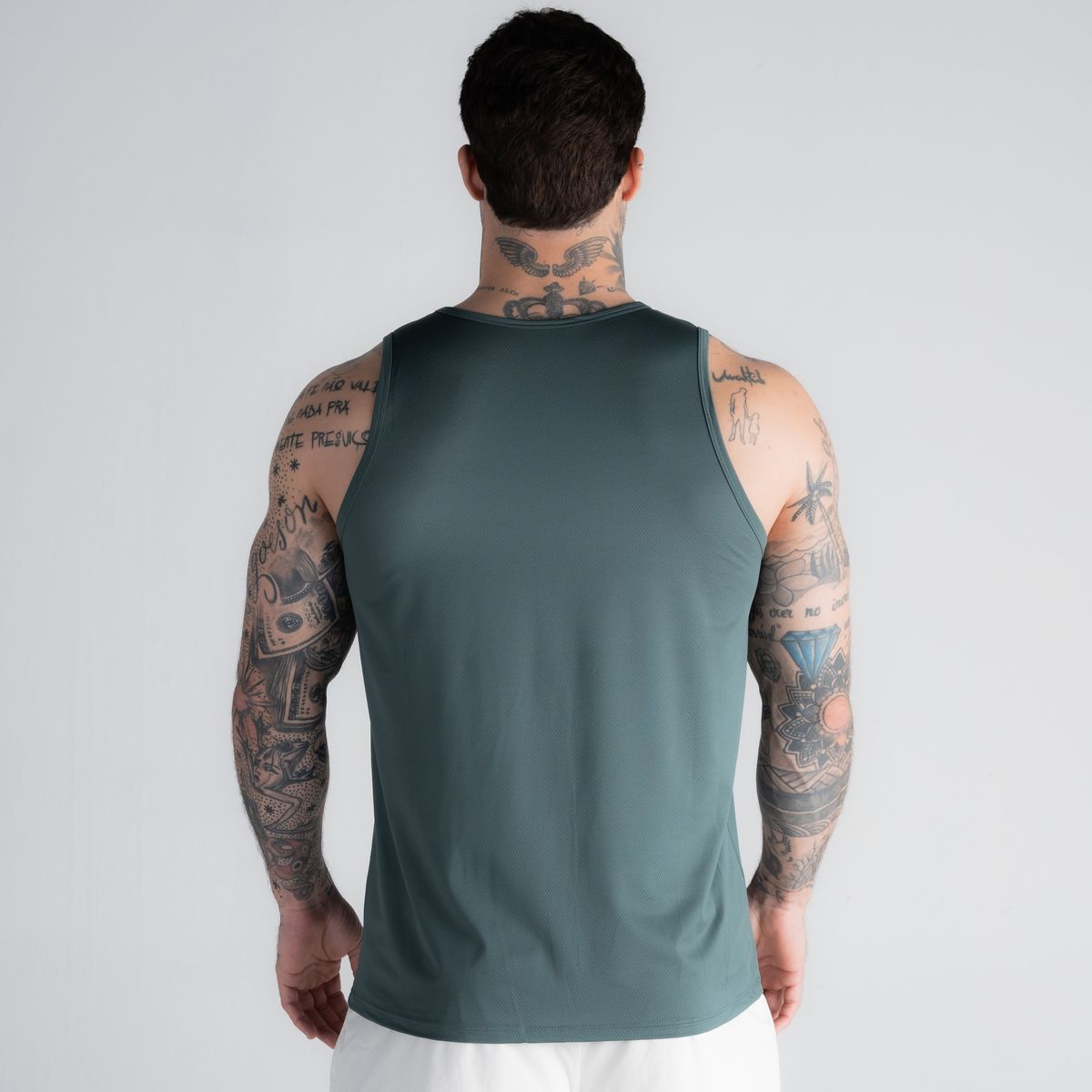 Regata Tank Top Dry Fit Logo Verde