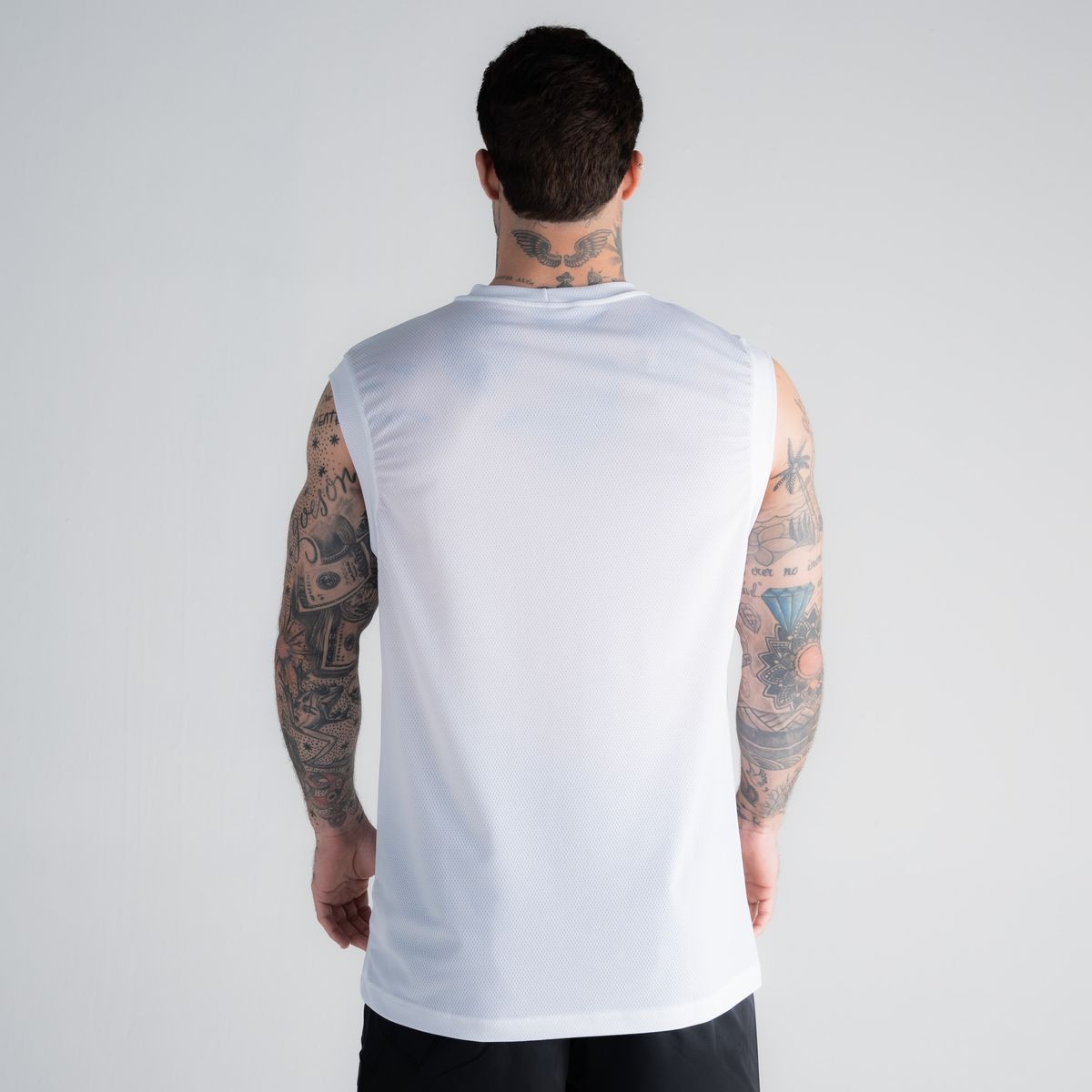 Regata Drop Shoulder Slevelles Mith Nation Dri-fit Branco