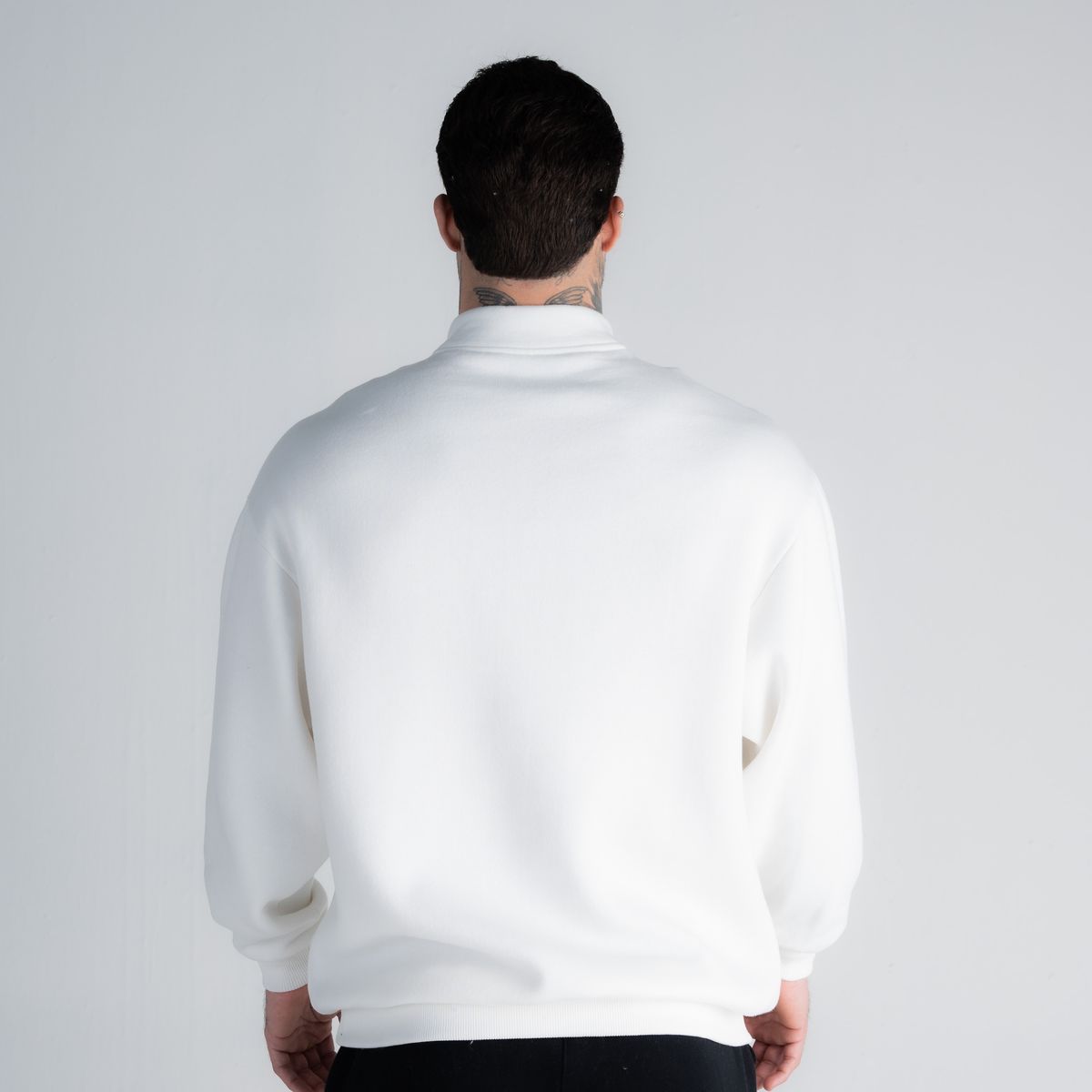 Blusa de Moletom Zíper Mith Nation Off White