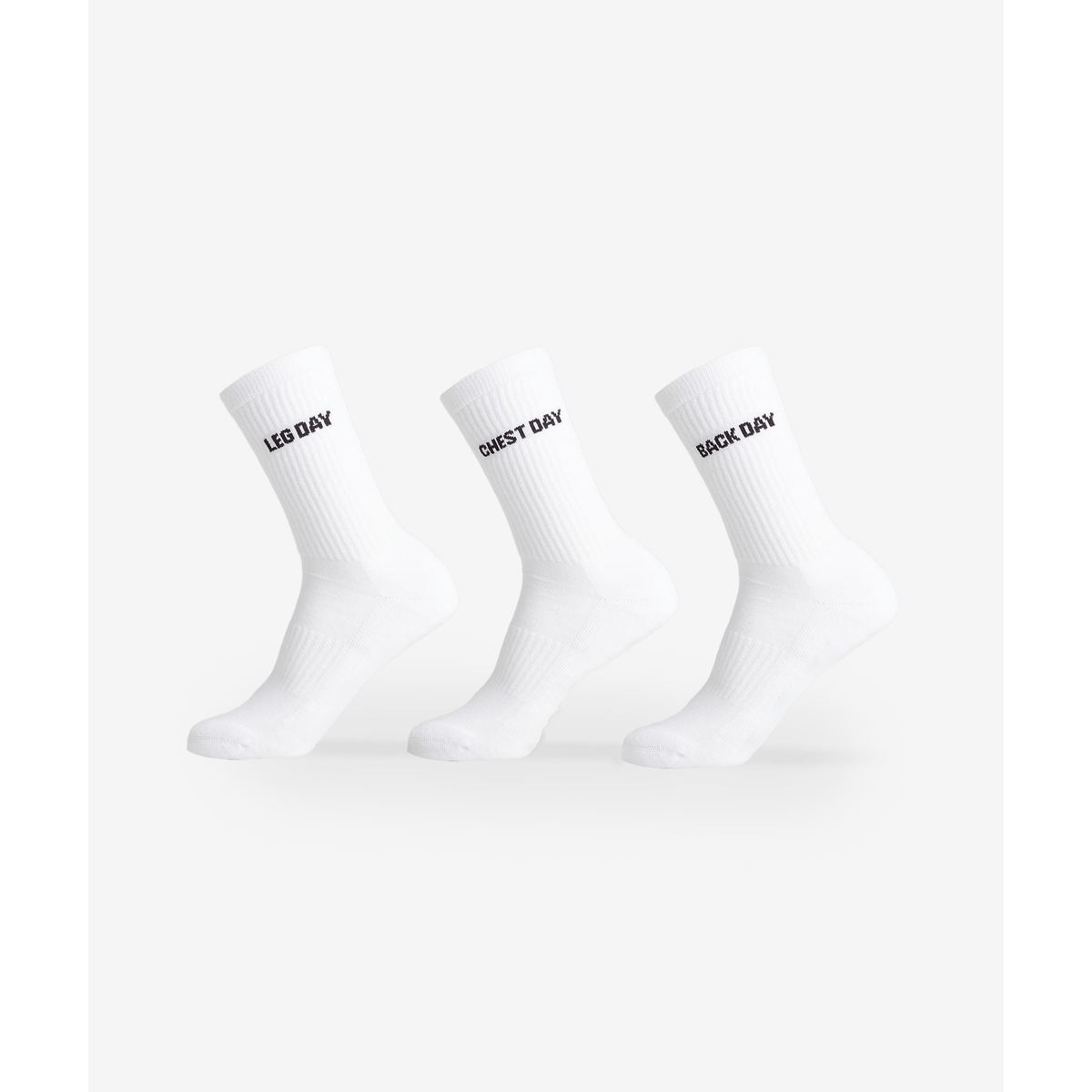 Kit 3 Meias Training Pack Off White