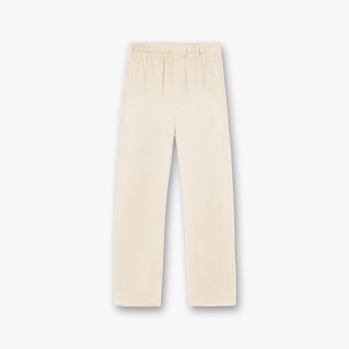 Calça de Moletom Oversized Reta Cloud Creme