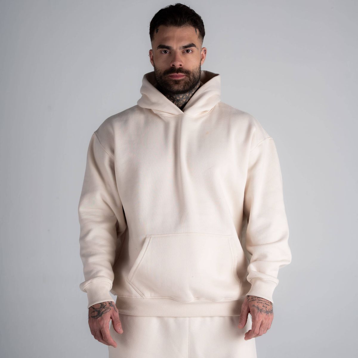 Blusa de Moletom Oversized Cloud Creme