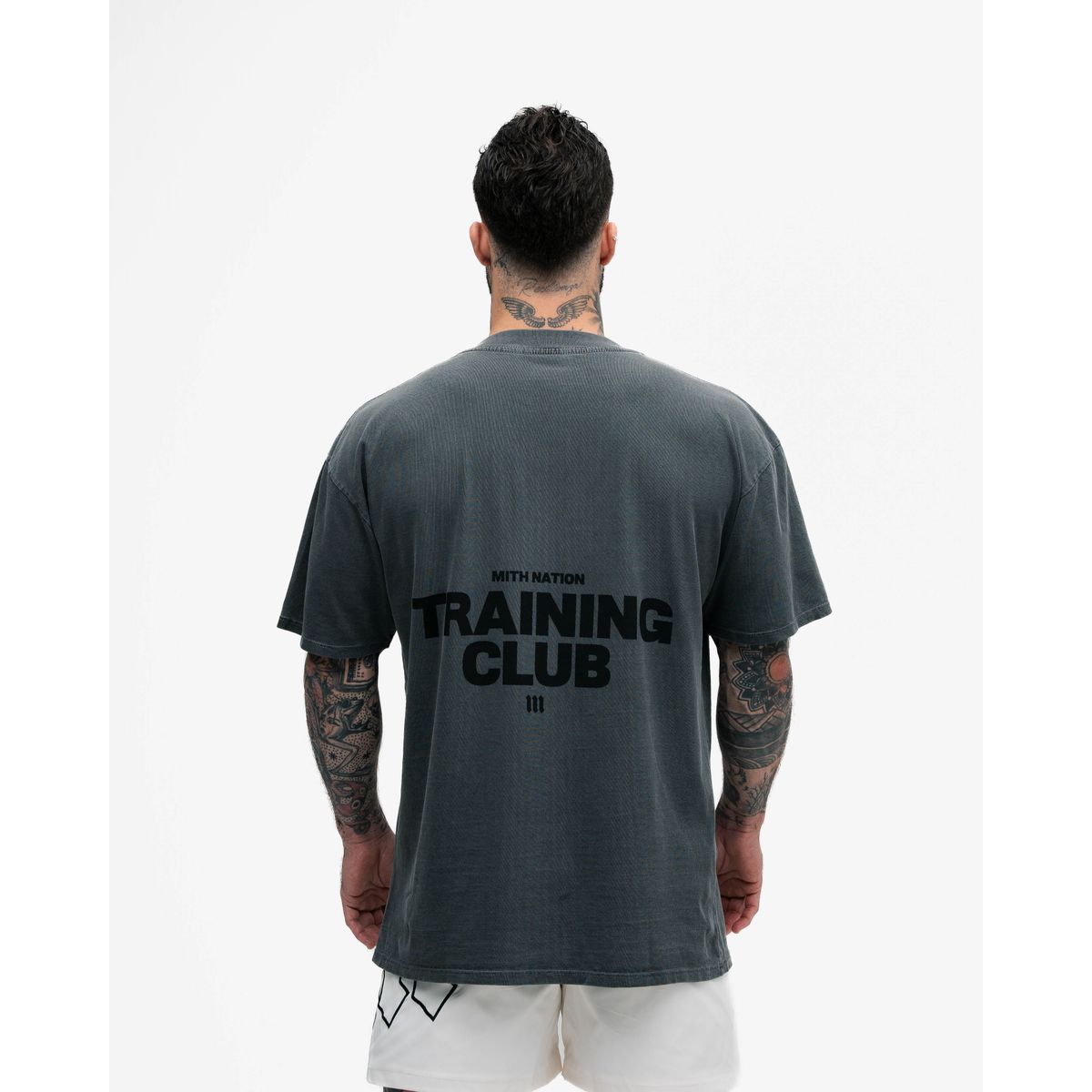Camiseta Oversized Estonada Mith Nation Preto