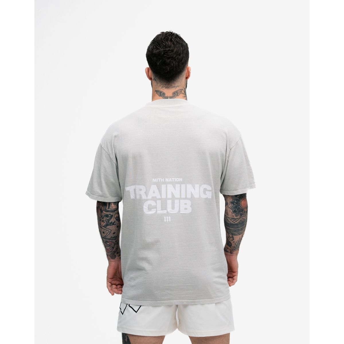Camiseta Oversized Estonada Mith Nation Bege